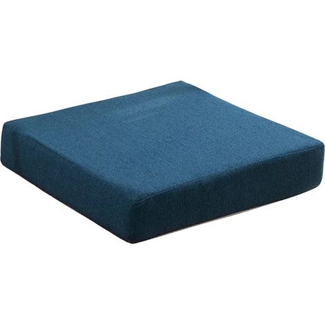 Sitzkissen aus Memory-Schaum – 45 x 45 x 8 cm – Für Sessel, Sofa, Rattanstuhl oder Boden – 1 Stück (1/5)