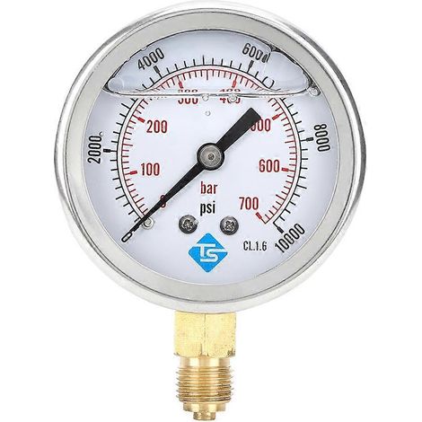 TS‐PGG604‐700bar 1/4BSP Y60 Radial-Manometer für die Druckmessung im Haushalt