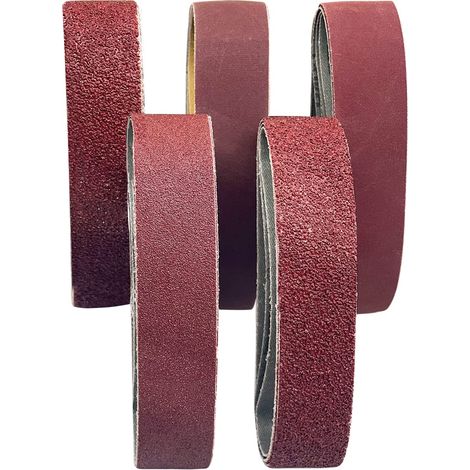 Bandes abrasives 30 x 330 mm.pour polir le métal, le bois.3x40/80/120/240/400/800 grains,papier abrasif pour ponceuses à bande/machines à poncer (1/5)