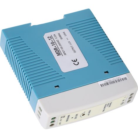 BERM Industrie-Schaltnetzteil DIN-Schienenmontage für SPS-Sensor MDR-10-12 10W 12V 100-240VAC (1/5)