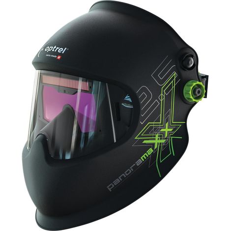 Casque de protection pour soudeur Panoramaxx 2,5 noir – Champ de vision panoramique 2,3 à 6,3x – Protection UV/IR niveau 5-12 – Autopilote ShadeTronic – Optrel