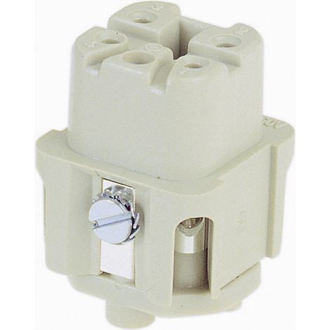 HARTING 09200042711 Buchseneinsatz Han® A 4 + PE Schrauben 1 St.