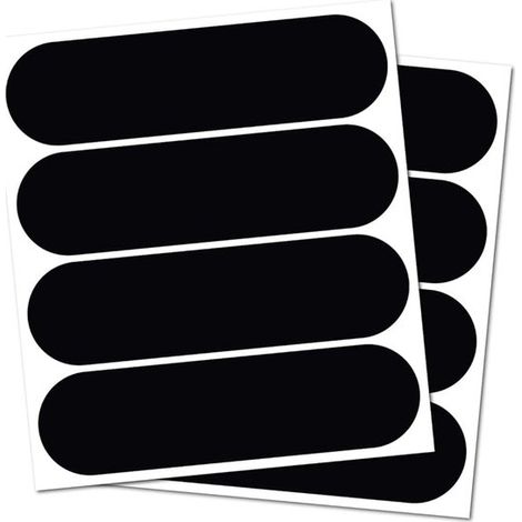 Cosensi - Pegatinas reflectantes - Alta visibilidad - Paquete de 8