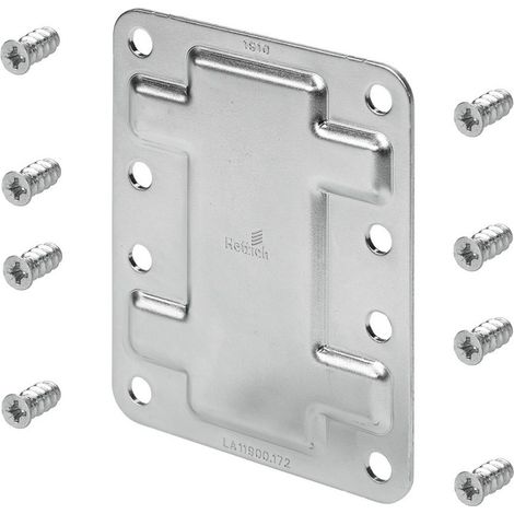 Hettich Schiebet.Verbindungs Lasche, TopLine 9277156 Stahl, verzinkt (1/3)