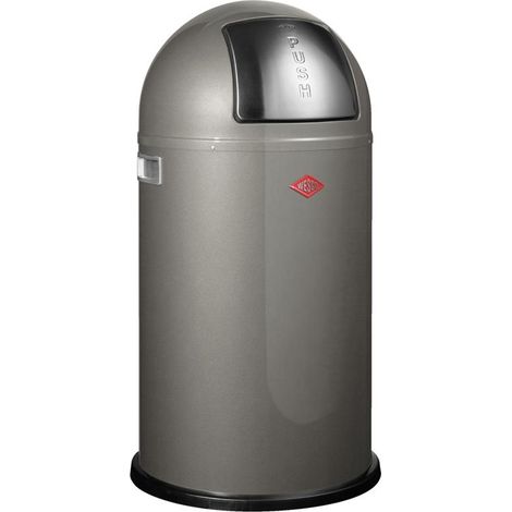 Wesco Mülleimer Pushboy graphit (1/3)