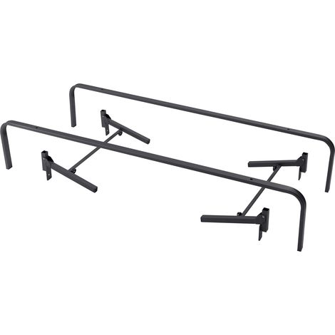 Estructura de Cama Canguro: Patas metálicas y HERRAJES de Cama Nido Inferior y Superior para Bases TAPIZADAS 80x190cm o 90x190cm (1/3)