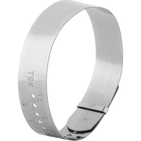 Outil de mesure de bracelets et de joncs ajustable en acier inoxydable pour la fabrication de bijoux (1/5)