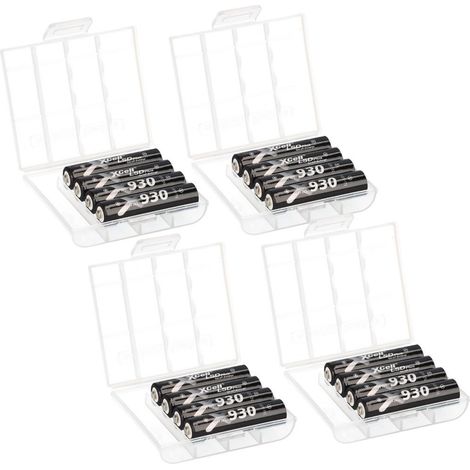 16x XCell Micro Akku LSD Plus Ni-MH 1,2V 930 mAh low self-discharge AAA + 4x Box (1/5)