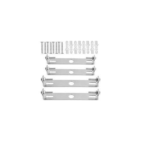 4 Pièces Support de Fixation Plafonnier 90mm/105mm Luminaires Support de Plaque de Plafond Plaques de Lampe de Plafond pour Plafonnier de Bureau à Domicile