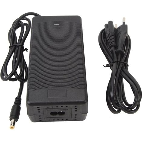 Chargeur de vélo électrique, chargeur de vélo électrique 4,6 V 2 A, connecteur DC 5,5 x 2,1 mm, adaptateur d'alimentation, chargeur de batterie pour scooter électrique AC (1/5)