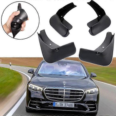 Bavettes garde-boue de luxe (1 jeu) pour Mercedes Classe S AMG Line (2021-2024) (1/5)