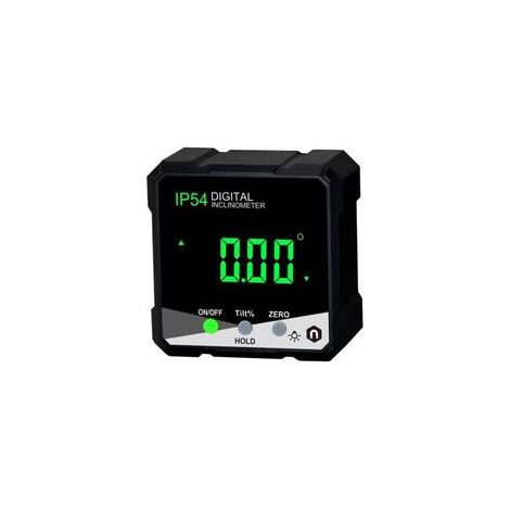 Rapporteur d'angle numérique avec écran LCD Mini inclinomètre Outil de mesure d'angle avec base magnétique pour menuisier maison (1/4)