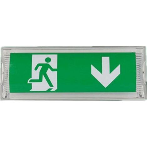 Autarke Notbeleuchtungseinheit, 3 Stunden Leuchtdauer, IP65, 200 Lumen, 6500 K, 27 LEDs (1/4)