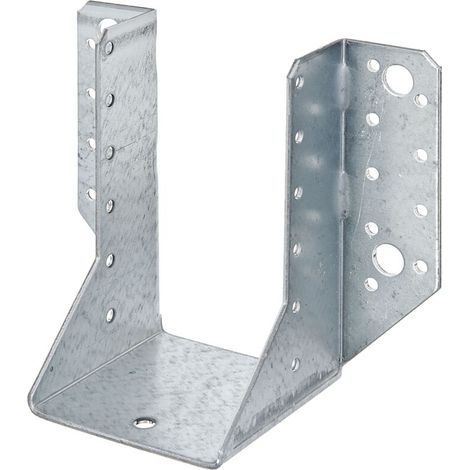 Sabot de charpente type A 70 x 125 mm – Acier galvanisé sendzimir – Fixation latérale compacte – Résistant à la corrosion –