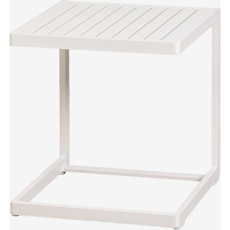 Mesa auxiliar para jardín cuadrada 40x40 cm en aluminio Dulem SKLUM (1/5)