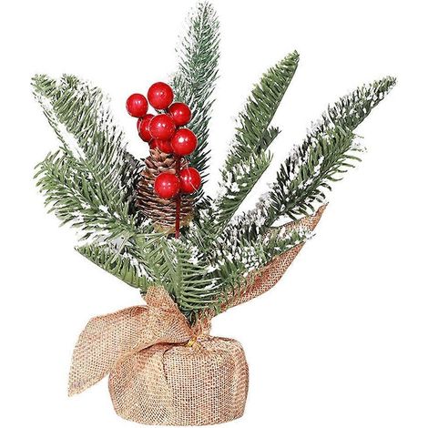 Niedlicher Mini-Weihnachtsbaum für den Schreibtisch – Dekoration für Zuhause und festliche Stimmung