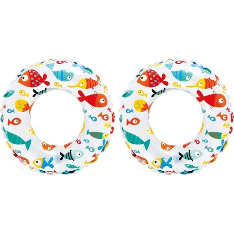 Schwimmboje – 2er-Set – Bedrucktes PVC – Sicherer Auftrieb – Für Kinder von 3 bis 6 Jahren – Durchmesser 61 cm (1/5)