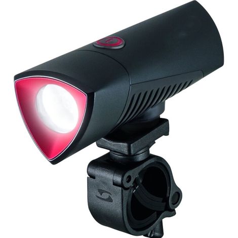 Accessori per biciclette, luce per bicicletta BUSTER 700 LED, 700 lumen, faro anteriore ricaricabile (nero)-