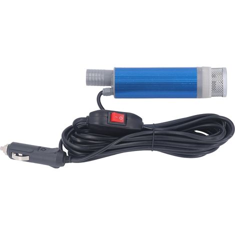 12-V-Diesel-Umfüllpumpe, elektrische Öl-Wasser-Transferpumpe mit Filter, 12 l/min, 2 m Förderhöhe (1/5)