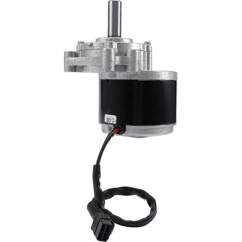 Moteur à balais basse vitesse 250 W 24 V 75 tr/min, arbre allongé de 44 mm, diamètre de l'arbre 17 mm, pour fauteuil roulant (CC). (1/5)
