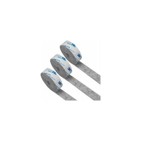 Feutrine Adhesive 5 Rouleaux(100 x 2cm)Découpe Libre de Toute Taille ou Forme Feutre Patin Antiderapant pour Protection Pied de Table Chaise Canape,gris (1/5)