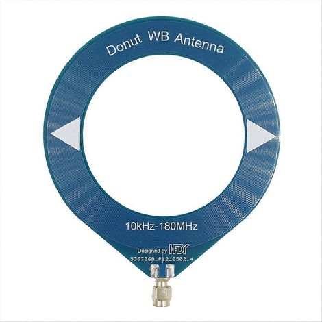 Mini-Schleifenantenne 10 kHz–180 MHz, Multiband-Abdeckung, SDR-kompatibel (Kurz-/Mittelwelle), blau (1/5)
