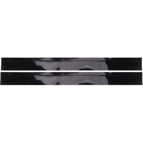 Beyamis Lot de 2 bandes de remplissage pour joints larges de plaque de cuisson, en silicone noir, 63,5 cm / 25 pouces, anti-huile. (1/5)