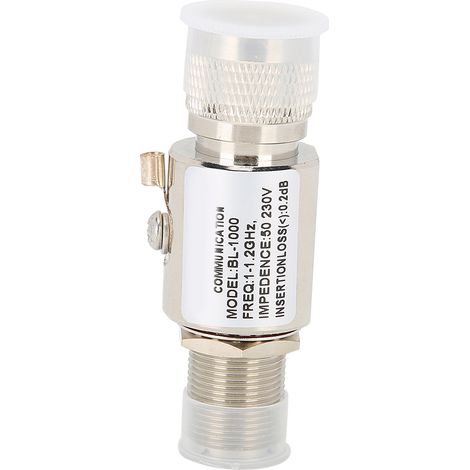 Protecteur de surtension PL259-M vers PL259-F pour antenne, toutes bandes, DC-1200MHz, parafoudre (1/5)