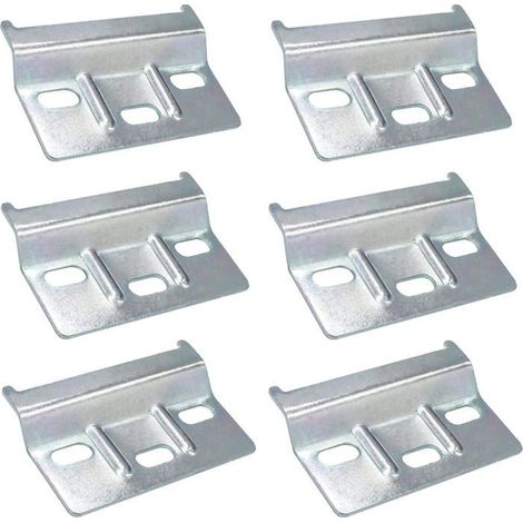 Rail de Suspension Fixation Plaque Support placards Meubles 6 PCS Rail de Suspension (1/5)
