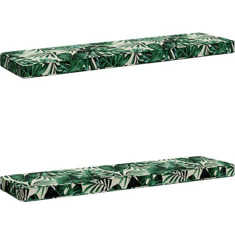 Coussins de banc 2 pièces VUGHT 2 pc 100 % polyester vidaXL
