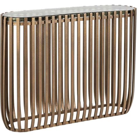 Console Volante design en verre - Verre fumé élégant (1/5)