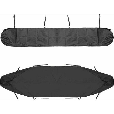 Housse de protection pour store, 4,5 m, anti-poussière, grise, imperméable, noire, pour l'hiver (1/4)