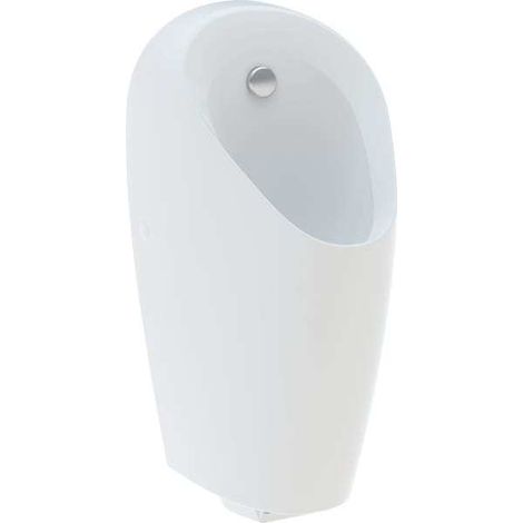 GE Selva Urinal, mit integr. Strg.,Batt. Zulauf hinten, weiß (1/5)