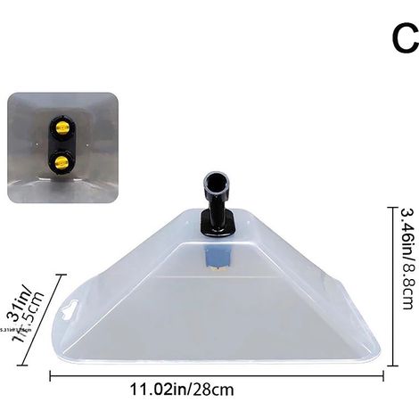 1 Pièce - Buse de pulvérisateur électrique agricole anti-vent pour jardinage et lutte contre les mauvaises herbes - Tête de pulvérisateur de champ (1/4)