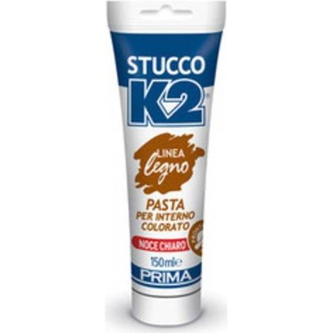 6 x STUCCO PRONTO K2 NOCE CHIARO TUBETTO 150 ML
