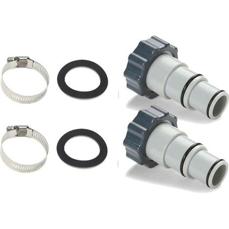 Adattatore per tubo flessibile per piscina 2 pezzi, adattatore per piscina, adattatore per piscina Intex, adattatore per tubo flessibile per piscina, adattatore per tubo flessibile della pompa, connet