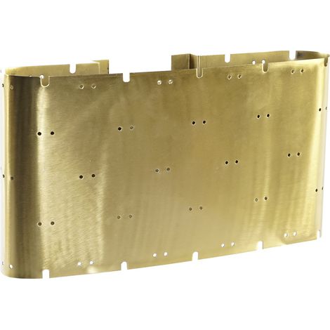 Metallwandleuchte 39x11.5x20.5 Gold Metall Multicolor -Farbmaterial Familiendecke und Wände Details (1/4)