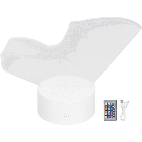Veilleuse avec télécommande 16 couleurs changeantes intensité réglable lampe de nuit cadeau anniversaire garçon fille (1/5)