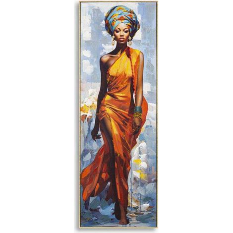 Tableau avec cadre daphne -b- cm 52x4,5x152 (1/4)
