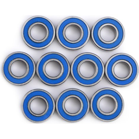 10pcs MR115-2RS Bearing Steel Double shielded Miniature Ball Bearings 5x11x4mm