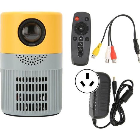 Filiyano – projecteur portable HD 1080p – Mini projecteur portable HD 1080p avec son cinéma et double ventilateur compatible DVD 100-240 V (1/5)