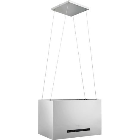 Hotte suspendue à capteur tactile LCD 55 cm acier inoxydable