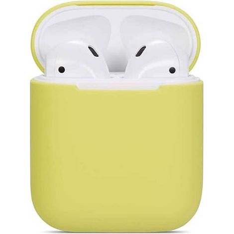 Funda silicona airpods  Amarillo claro (1/4)