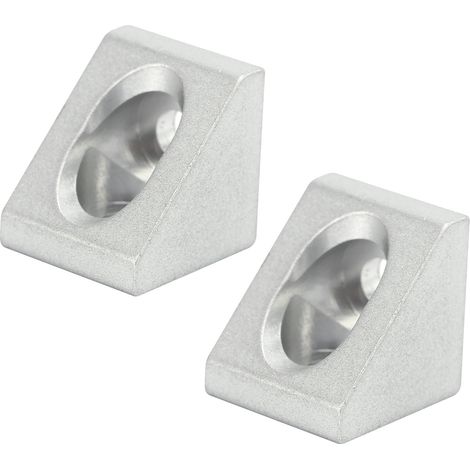 2 Stück Eckverbinder für Innenecken, rechtwinklige Dreieckssitzfläche 320400010001 15x15mm (1/5)