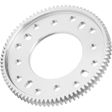 Engrenage cylindrique en aluminium à 80 dents, pièces de décélération et de survitesse à denture droite, 32 mm (1/5)