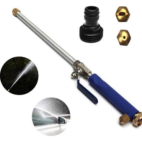 Pistolet de pulvérisation Haute Pression de Voiture, Lance Arrosage Outil de Nettoyage de Voitures de Jardinage de buse de Jet d'eau de laveuse pour Fixation à Laver Fenêtre (1/5)