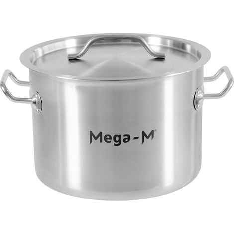 Olla mediana para catering con tapa Mega-M Standard 14 l, diámetro 30 cm x altura 20 cm N (1/5)