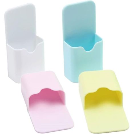 4 Pièces Porte Marqueur Magnétique - Support Organisateur de Crayons pour Tableau Blanc, Réfrigérateur, Casier et Bureau Porte-Stylo Pratique pour Maison, École ou Bureau (1/5)