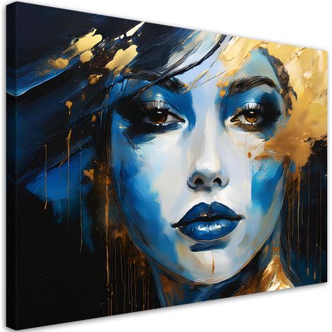 Tableau déco Femme glamour Abstraction 100x70 (1/5)