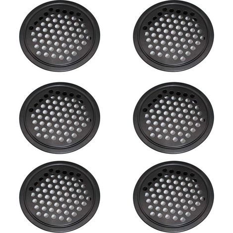 6 Pièces Grille de Ventilation en Acier Inoxydable,Grille aération, Grille de Ventilation L'armoire- 60 mm Grille Ventilation Ronde Peut être Utilisé Dans Cuisine Meubles bouche aération inox (1/5)